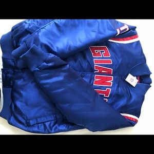 Giants Classic Starter Jacket Rare Blue Large